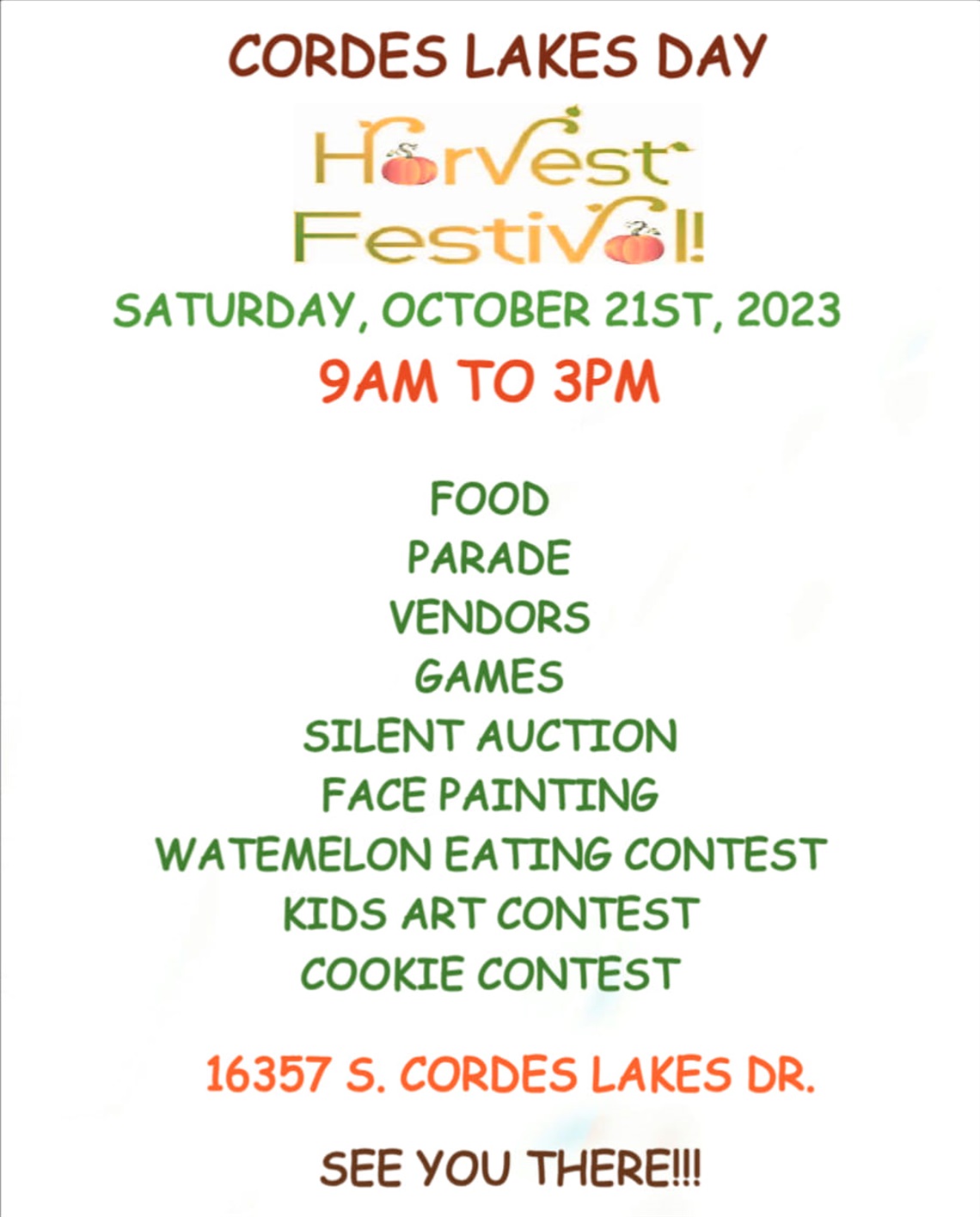 Cordes Lakes Day Harvest Festival Yavapai, AZ